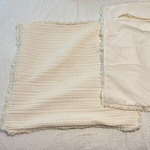 Elegant Cream Accent Pillow